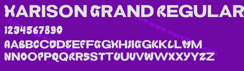 Harison Grand RegularPreview Harison Grand RegularPreview
