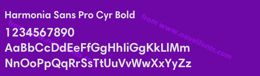 Harmonia Sans Pro Cyr BoldPreview Harmonia Sans Pro Cyr BoldPreview
