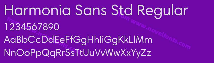 Harmonia Sans Std RegularPreview Harmonia Sans Std RegularPreview