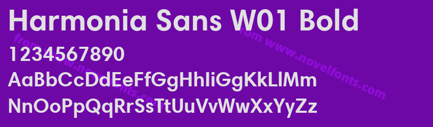 Harmonia Sans W01 BoldPreview Harmonia Sans W01 BoldPreview