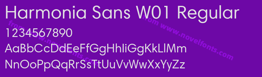 Harmonia Sans W01 RegularPreview Harmonia Sans W01 RegularPreview