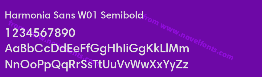 Harmonia Sans W01 SemiboldPreview Harmonia Sans W01 SemiboldPreview