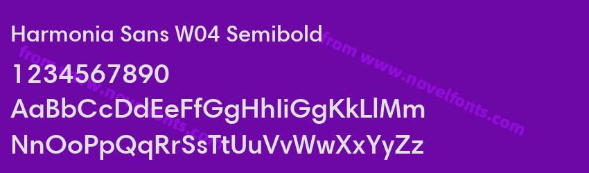 Harmonia Sans W04 SemiboldPreview Harmonia Sans W04 SemiboldPreview