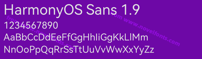 HarmonyOS Sans 1.9Preview HarmonyOS Sans 1.9Preview