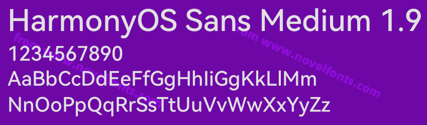 HarmonyOS Sans Medium 1.9Preview HarmonyOS Sans Medium 1.9Preview