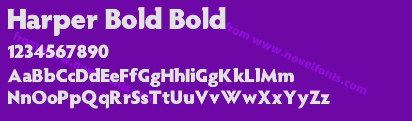 Harper Bold BoldPreview Harper Bold BoldPreview