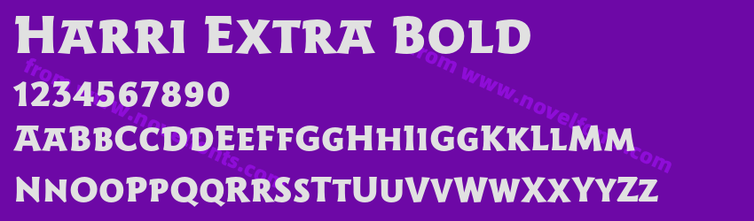 Harri Extra BoldPreview Harri Extra BoldPreview