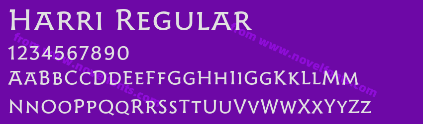 Harri RegularPreview Harri RegularPreview