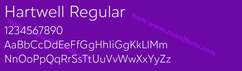 Hartwell RegularPreview Hartwell RegularPreview