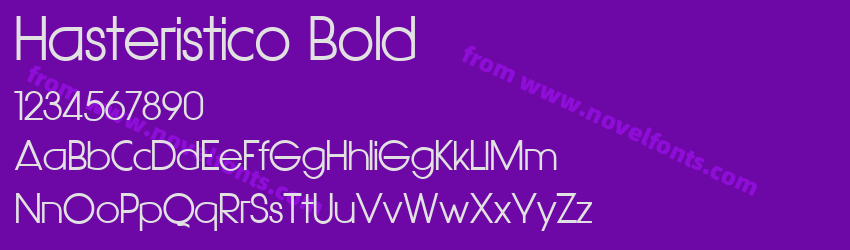 Hasteristico BoldPreview Hasteristico BoldPreview
