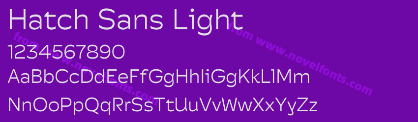 Hatch Sans LightPreview Hatch Sans LightPreview