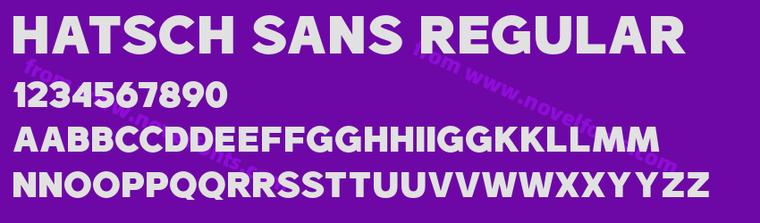 Hatsch sans RegularPreview Hatsch sans RegularPreview