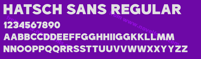 Hatsch sans RegularPreview Hatsch sans RegularPreview