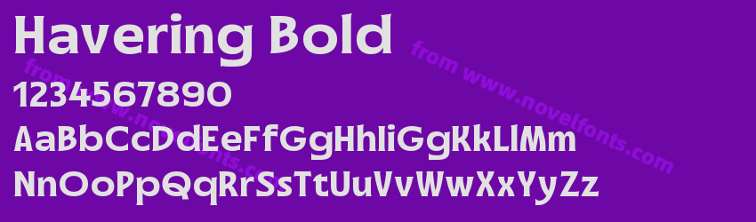 Havering BoldPreview Havering BoldPreview