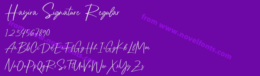 Hayira Signature RegularPreview Hayira Signature RegularPreview