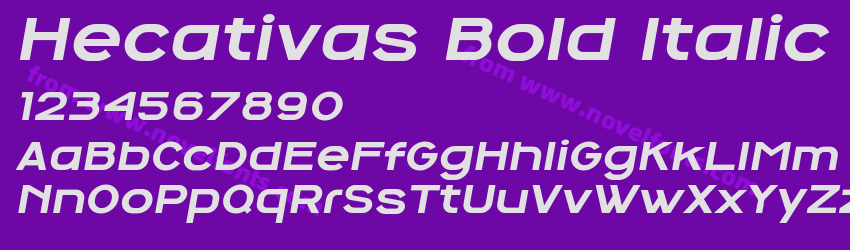 Hecativas Bold ItalicPreview Hecativas Bold ItalicPreview