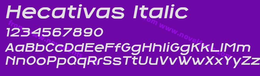 Hecativas ItalicPreview Hecativas ItalicPreview