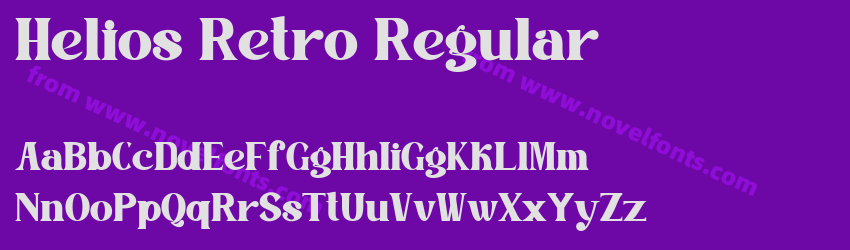 Helios Retro RegularPreview Helios Retro RegularPreview