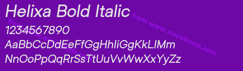 Helixa Bold ItalicPreview Helixa Bold ItalicPreview