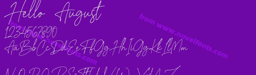 Hello AugustPreview Hello AugustPreview