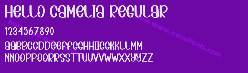 Hello Camelia RegularPreview Hello Camelia RegularPreview
