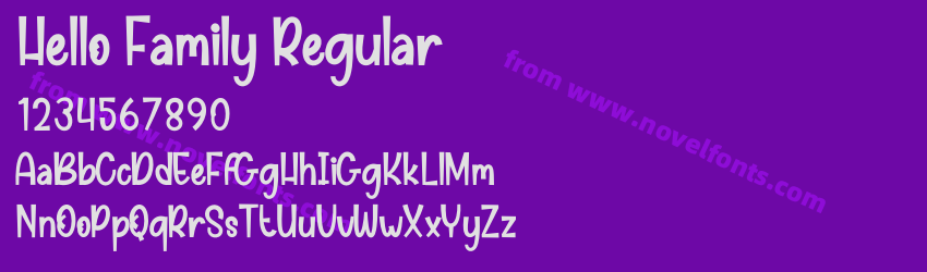 Hello Family RegularPreview Hello Family RegularPreview