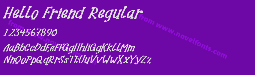 Hello Friend RegularPreview Hello Friend RegularPreview