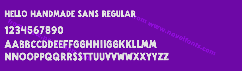 Hello Handmade Sans RegularPreview Hello Handmade Sans RegularPreview