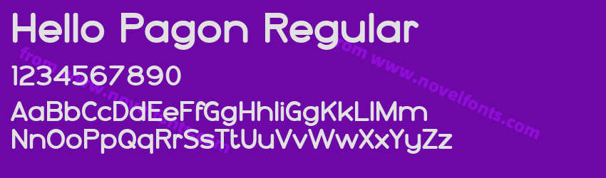 Hello Pagon RegularPreview Hello Pagon RegularPreview