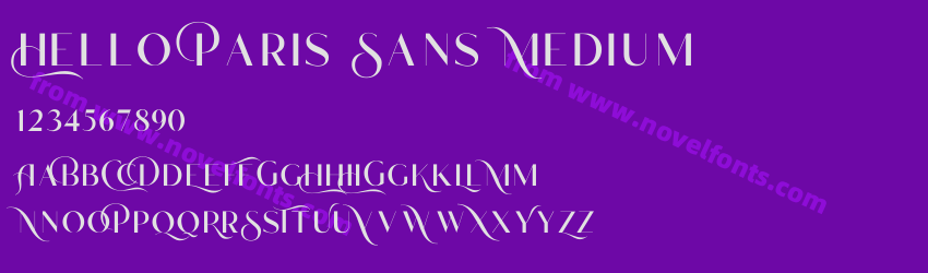 Hello Paris Sans MediumPreview Hello Paris Sans MediumPreview