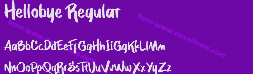 Hellobye RegularPreview Hellobye RegularPreview