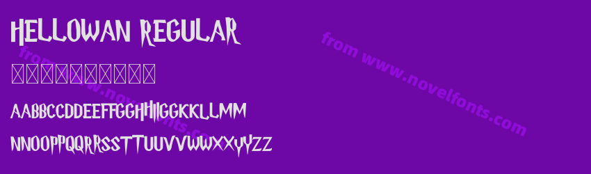 Hellowan RegularPreview Hellowan RegularPreview