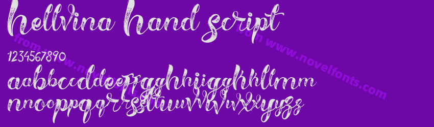 Hellvina Hand ScriptPreview Hellvina Hand ScriptPreview
