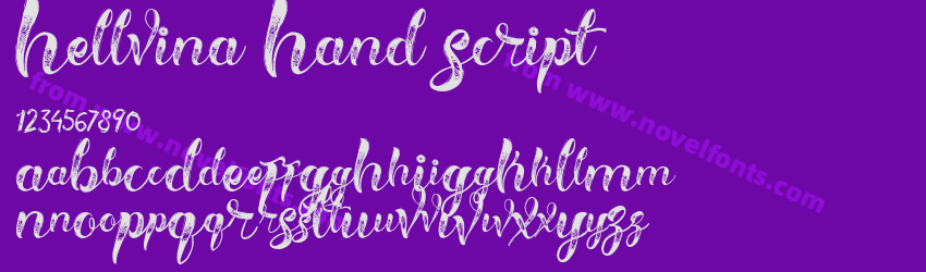 Hellvina Hand ScriptPreview Hellvina Hand ScriptPreview