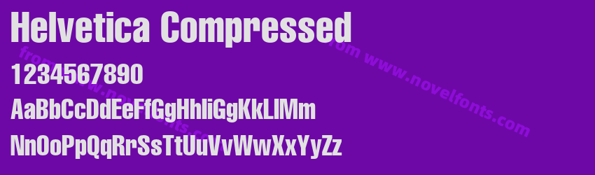 Helvetica CompressedPreview Helvetica CompressedPreview