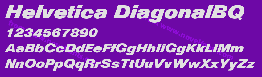 Helvetica DiagonalBQPreview Helvetica DiagonalBQPreview