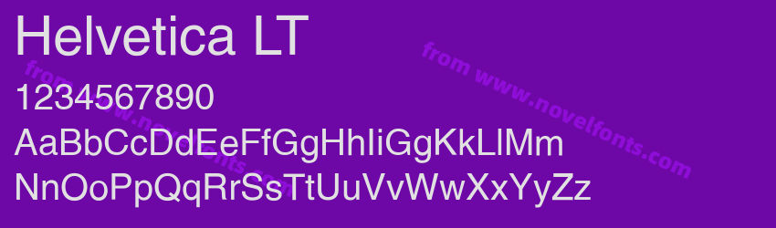 Helvetica LTPreview Helvetica LTPreview