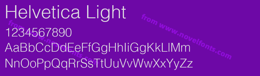 Helvetica LightPreview Helvetica LightPreview