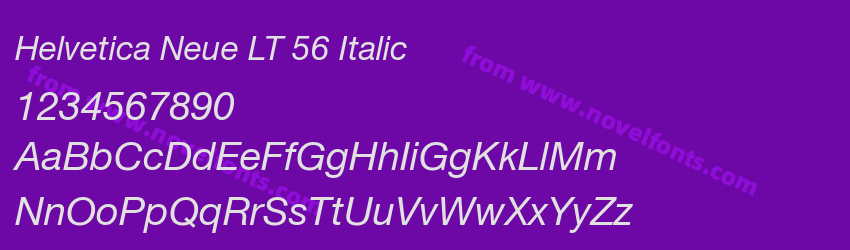 Helvetica Neue LT 56 ItalicPreview Helvetica Neue LT 56 ItalicPreview