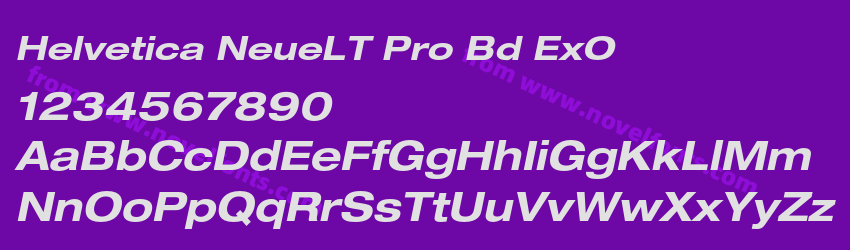 Helvetica NeueLT Pro Bd ExOPreview Helvetica NeueLT Pro Bd ExOPreview
