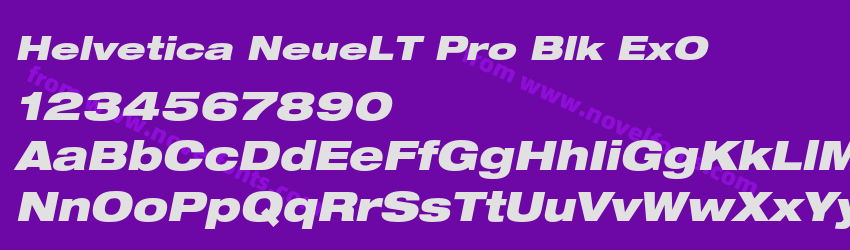 Helvetica NeueLT Pro Blk ExOPreview Helvetica NeueLT Pro Blk ExOPreview