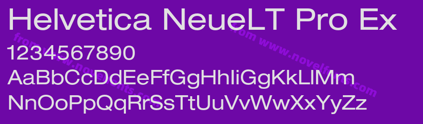 Helvetica NeueLT Pro ExPreview Helvetica NeueLT Pro ExPreview