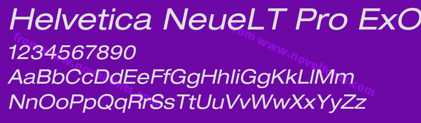 Helvetica NeueLT Pro ExOPreview Helvetica NeueLT Pro ExOPreview