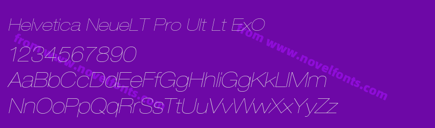 Helvetica NeueLT Pro Ult Lt ExOPreview Helvetica NeueLT Pro Ult Lt ExOPreview