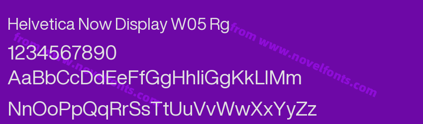 Helvetica Now Display W05 RgPreview Helvetica Now Display W05 RgPreview