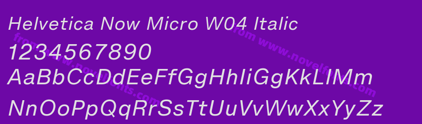 Helvetica Now Micro W04 ItalicPreview Helvetica Now Micro W04 ItalicPreview
