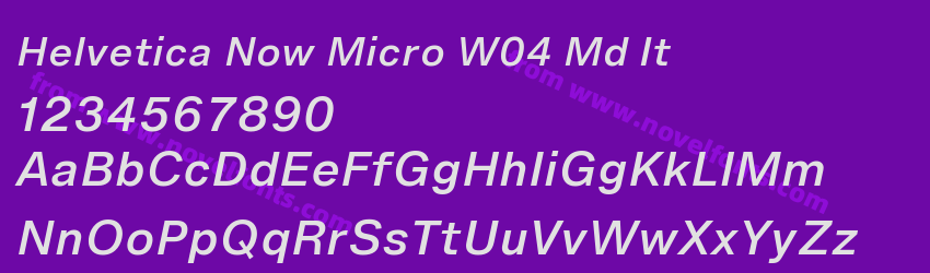 Helvetica Now Micro W04 Md ItPreview Helvetica Now Micro W04 Md ItPreview