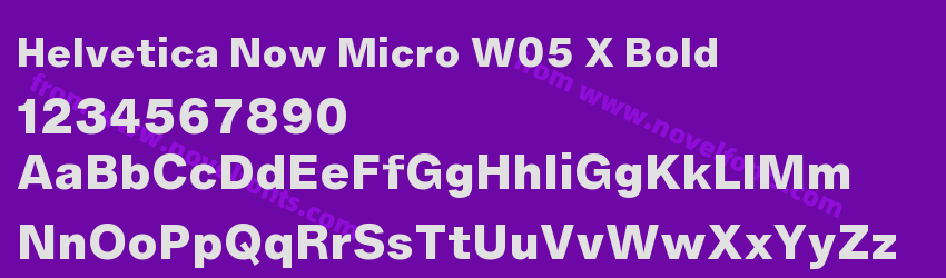 Helvetica Now Micro W05 X BoldPreview Helvetica Now Micro W05 X BoldPreview