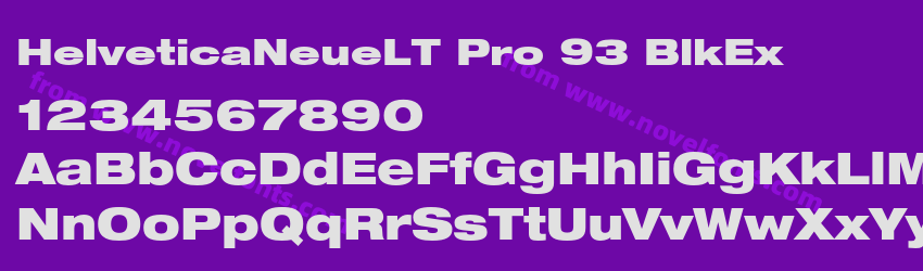 HelveticaNeueLT Pro 93 BlkExPreview HelveticaNeueLT Pro 93 BlkExPreview