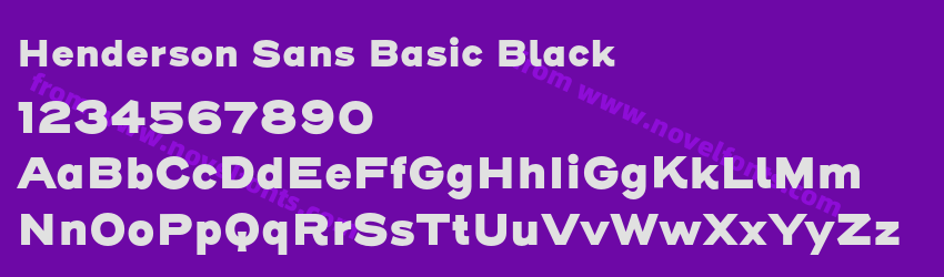 Henderson Sans Basic BlackPreview Henderson Sans Basic BlackPreview